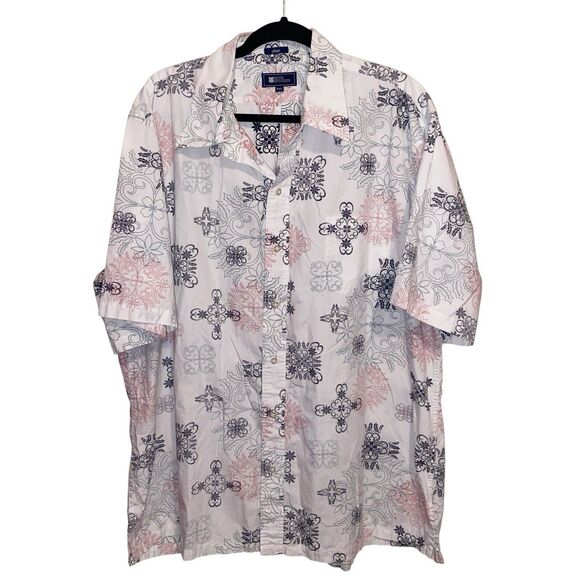Reyn Spooner Hawaiian Reversed Printed Tailored Button Down Collared Shirt XL - Picture 1 of 5